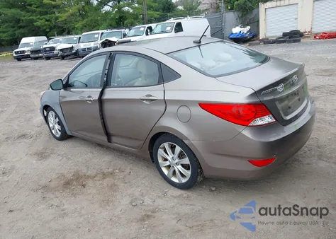 2013 Hyundai Accent Gls из США, поврежденный, VIN KMHCU4AE3DU580650